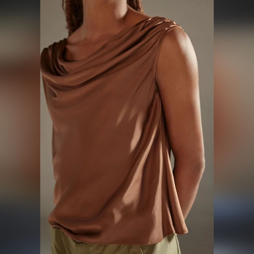 Draped Cowl Neck Women's Anthropologie Top